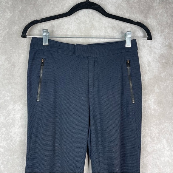 Rag & Bone Triacetate Blend Cuffed Textured Trouser Pants Women's Size 0 - Picture 3 of 9